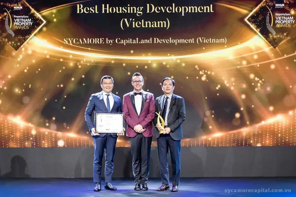 Orchard Mansion – Biệt Thự Compound Giới Hạn & Chuẩn Sống Tinh Hoa Đại diện từ CapitaLand nhận Giải thưởng Dự án nhà ở xuất sắc tại Việt Nam cho Sycamore