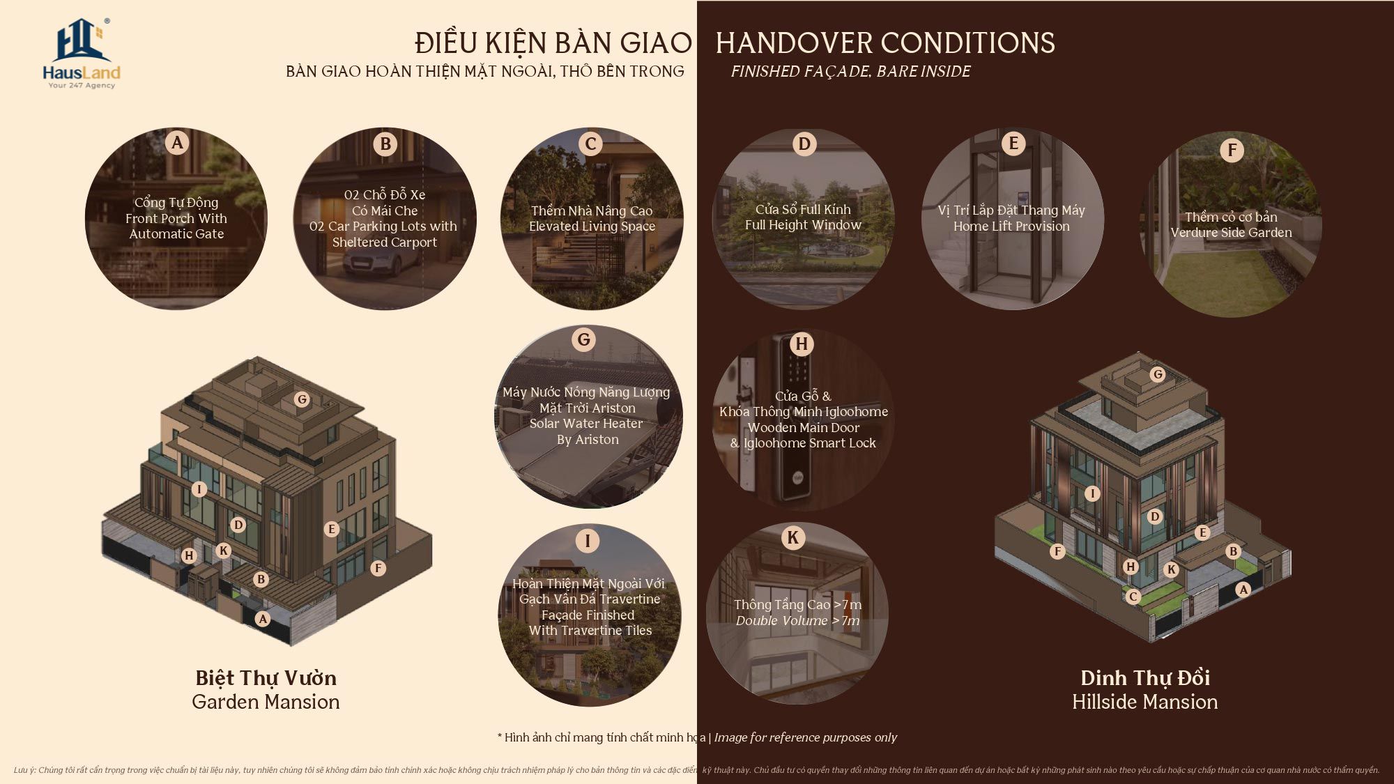 Điều kiện bàn giao Orchard Mansion