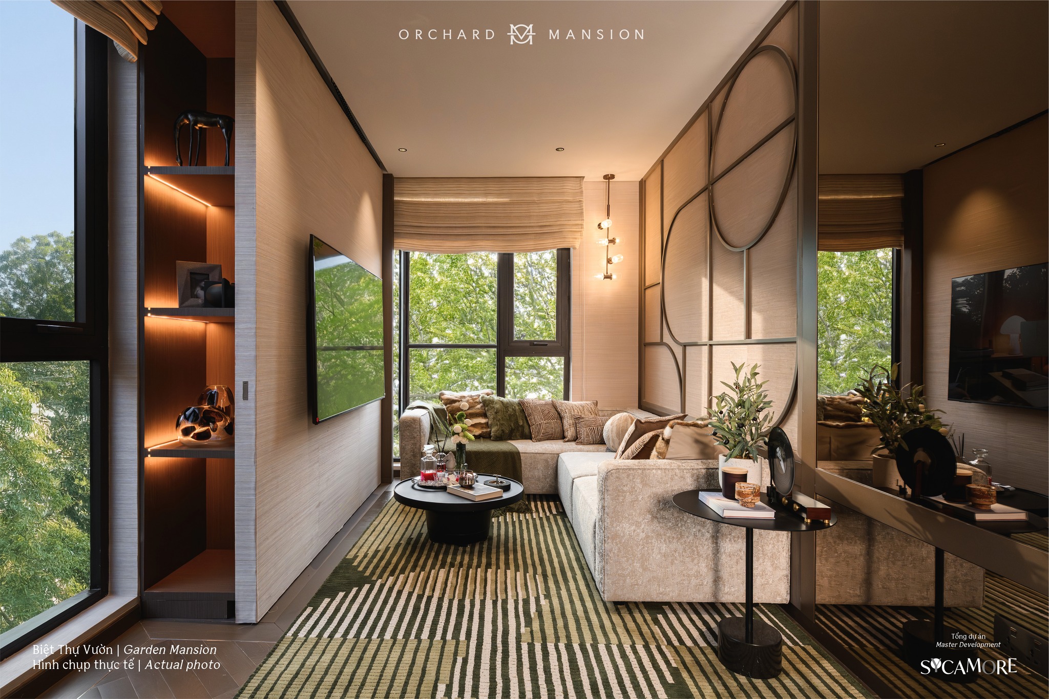 Thiết kế bên trong Biệt thự vườn Orchard Mansion