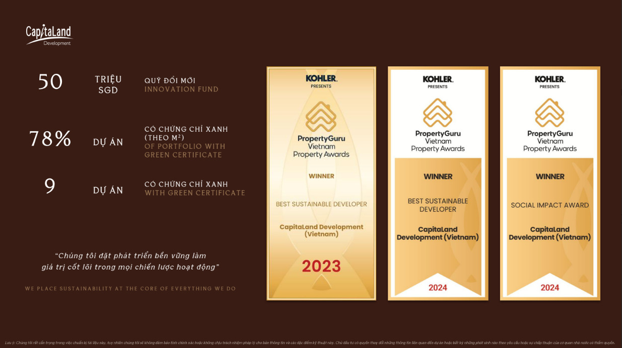 CapitaLand Development – Chủ đầu tư quốc tế với định hướng phát triển bền vững