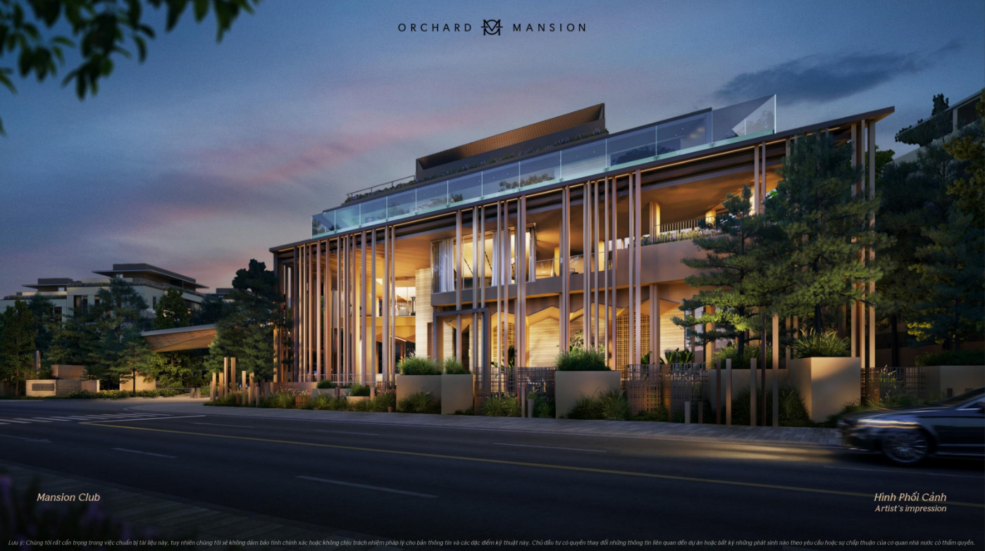 Mansion Club 1.500 m² – Tiện ích độc quyền tại Orchard Mansion