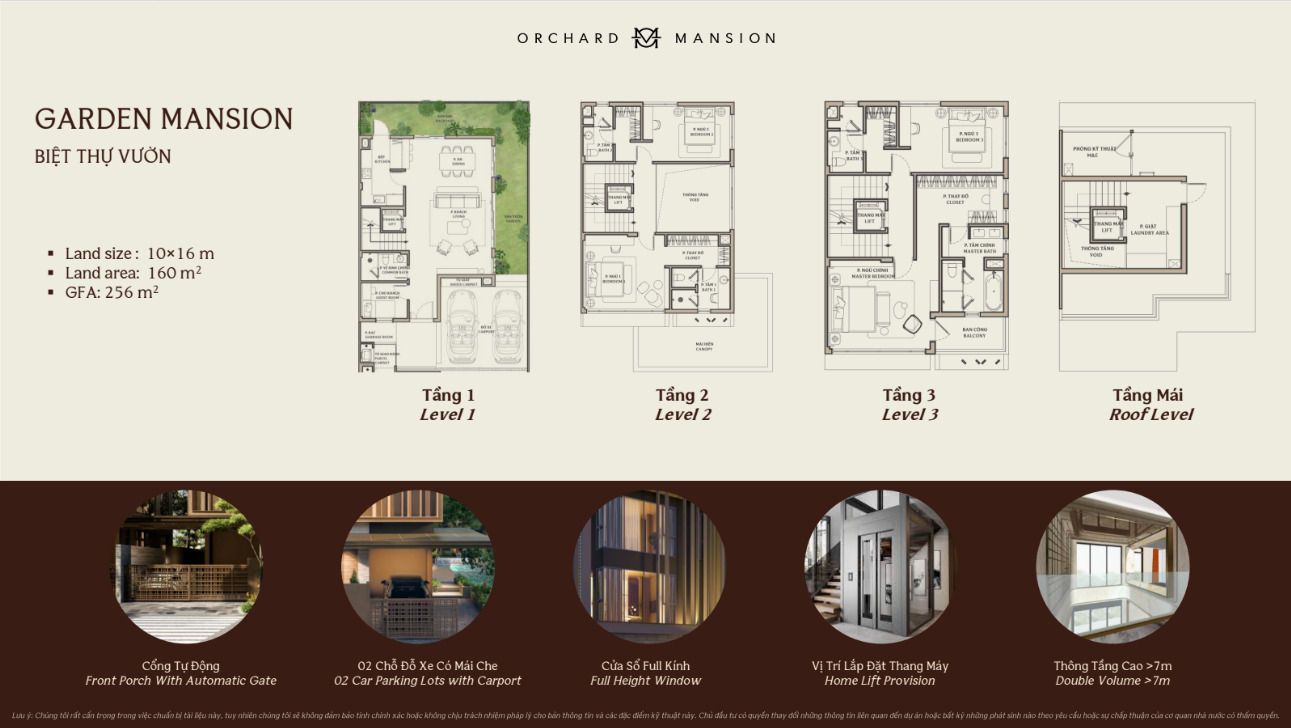 Thiết kế biệt thự vườn Garden Mansion với không gian sống xanh, bố trí công năng tối ưu